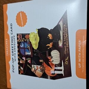 Halloween Pop Up Greeting Card/ BUNFLE ONLY